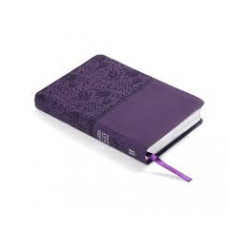 NKJV Compact Ultrathin Bible - Purple LeatherTouch